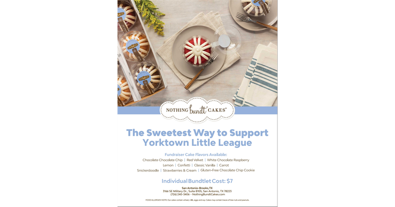 Lay down a Bundt for Yorktown Little League